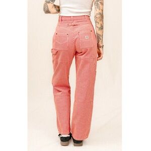 NWOT P&Co Railroad Carpenter Pants, Red Stripe - Size UK10 / 28” - 28” length